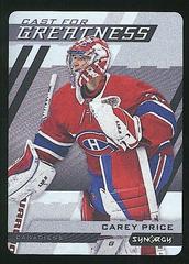Carey Price Hockey Cards 2022 Upper Deck Synergy Cast For Greatness Prices
