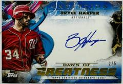 Bryce Harper [Blue] #IDG-BH Baseball Cards 2023 Topps Inception Dawn of Greatness Autographs Prices