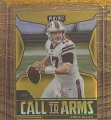 Josh Allen [Gold] #CA-JAL Football Cards 2021 Panini Playoff Call to Arms Prices