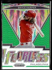 Bryce Harper [Forest Green Flash Prizm] #FR-11 Baseball Cards 2021 Panini Prizm Fearless Prices