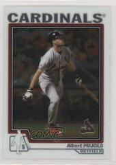 Albert Pujols #40 Baseball Cards 2004 Topps Chrome Prices