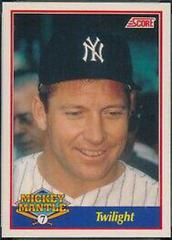Twilight Baseball Cards 1991 Score Mickey Mantle Prices