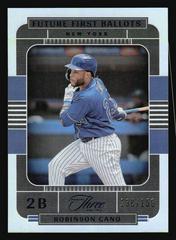 Robinson Cano Baseball Cards 2022 Panini Three and Two Future First Ballots Prices