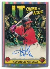 Aeverson Arteaga Baseball Cards 2022 Bowman Chrome It Came for the League Autographs Prices