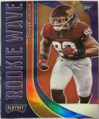 Chase Young [Purple] #RW2 Football Cards 2020 Panini Playoff Rookie Wave Prices