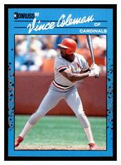 Vince Coleman Baseball Cards 1990 Donruss Best NL Prices
