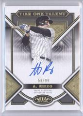 Anthony Rizzo #T1TA-ARI Baseball Cards 2023 Topps Tier One Talent Autographs Prices