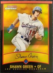 Shawn Green [Gold Refractor] Baseball Cards 2001 Bowman Chrome Gold Prices