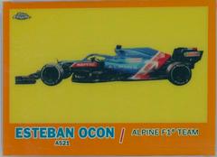 Esteban Ocon [Orange] #T61-EO Racing Cards 2021 Topps Formula 1 1961 Sports Cars Prices