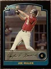 Joe Mauer Baseball Cards 2003 Bowman Chrome Draft Picks Prices