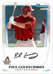 PAUL GOLDSCHMIDT 2011 1st Bowman Chrome Rookie RC Facsimile Autographed  14/25 REPRINT - Baseball Card