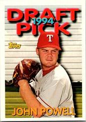 John Powell Baseball Cards 1994 Topps Traded Prices