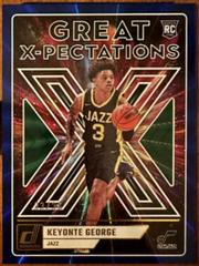 Keyonte George [Blue Green] #17 Basketball Cards 2023 Panini Donruss Great X Pectations Prices