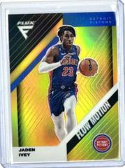 Jaden Ivey [Gold] #10 Basketball Cards 2022 Panini Flux Flow Motion Prices