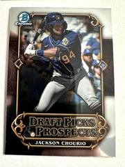 Jackson Chourio #DPP-13 Baseball Cards 2023 Bowman Draft Picks & Prospects Prices