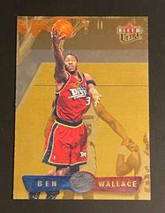 Ben Wallace [Gold Medallion] #38 Basketball Cards 2001 Ultra Prices