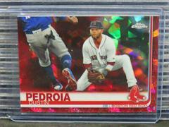Dustin Pedroia [Red Refractor] #440 Baseball Cards 2019 Topps Chrome Sapphire Prices