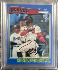 Ronald Acuna Jr. [Blue] #13 Baseball Cards 2023 Topps Brooklyn Collection Prices