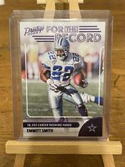 Emmitt Smith [Purple] Football Cards 2023 Panini Prestige For the Record Prices