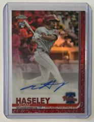 Adam Haseley [Red Refracto] #AH Baseball Cards 2019 Topps Chrome Autographs Prices