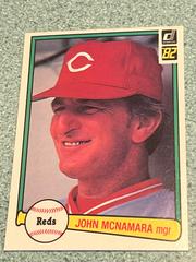 John McNamara Baseball Cards 1982 Donruss Prices