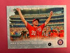 Max Scherzer [Snow Camo] Baseball Cards 2015 Topps Update Prices
