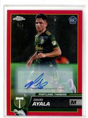 David Ayala [Autograph Red] #2 Soccer Cards 2023 Topps Chrome MLS Prices