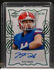Kyle Trask [Green] #TPA-KT1 Football Cards 2021 Leaf Trinity Portrait Autographs Prices