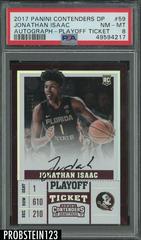 Jonathan Isaac [Playoff Ticket Autograph] #59C Basketball Cards 2017 Panini Contenders Draft Picks Prices
