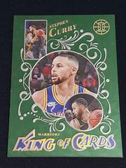 Stephen Curry [Emerald] #2 Basketball Cards 2021 Panini Illusions King of Cards Prices