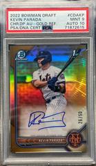 Kevin Smith [Gold Refractor] #CRA-KS Baseball Cards 2022 Bowman Chrome Rookie Autographs Prices