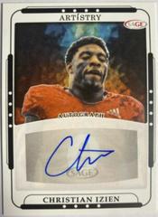 Christian Izien #ART-CI Football Cards 2023 Sage Artistry Autographs Prices