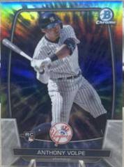 Anthony Volpe [Color Run Variation] Baseball Cards 2023 Bowman Chrome Prices