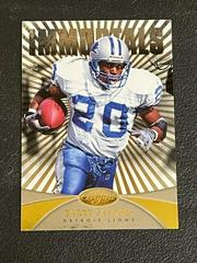 Barry Sanders [Platinum Gold] #153 Football Cards 2013 Panini Certified Prices