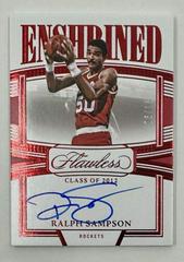 Ralph Sampson [Ruby] #16 Basketball Cards 2022 Panini Flawless Enshrined Signature Prices