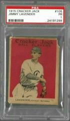 Jimmy Lavender #105 Baseball Cards 1915 Cracker Jack Prices