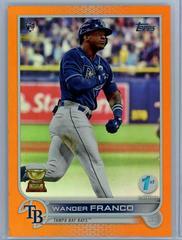 Wander Franco [Orange] #215 Baseball Cards 2022 Topps 1st Edition Prices