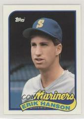 Erik Hanson #45T Baseball Cards 1989 Topps Traded Tiffany Prices
