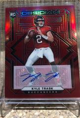 Kyle Trask [Autograph Red Flood] #107 Football Cards 2021 Panini Obsidian Prices