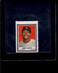 Ken Hunt Baseball Cards 1962 Topps Stamps Prices