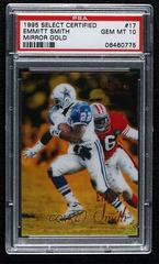 Emmitt Smith [Mirror Gold] Football Cards 1995 Panini Select Certified Prices