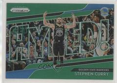 Stephen Curry [Green Prizm] Basketball Cards 2018 Panini Prizm Get Hyped Prices