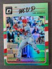 Mike Trout [MVP Green] #107 Baseball Cards 2017 Panini Donruss Optic Prices