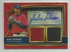 Julio Teheran [Dual Relic Autograph Refractor] #64 Baseball Cards 2011 Finest Prices