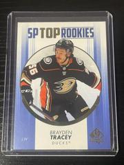 Brayden Tracey [Blue] #TR-23 Hockey Cards 2022 SP Authentic Top Rookies Prices