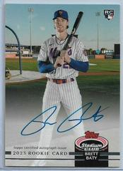 Brett Baty #RDVA-BB Baseball Cards 2023 Stadium Club Rookie Design Variation Autographs Prices