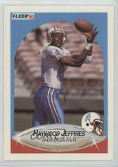 Haywood Jeffires Football Cards 1990 Fleer Update Prices