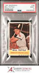 Bill Tuttle [Hand Cut] Baseball Cards 1961 Bazooka Prices