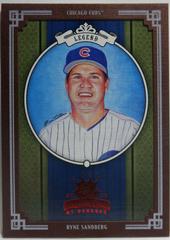 Ryne Sandberg [Framed Red] #449 Baseball Cards 2005 Donruss Diamond Kings Prices