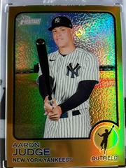 Aaron Judge [Chrome Gold Border] Baseball Cards 2022 Topps Heritage Prices